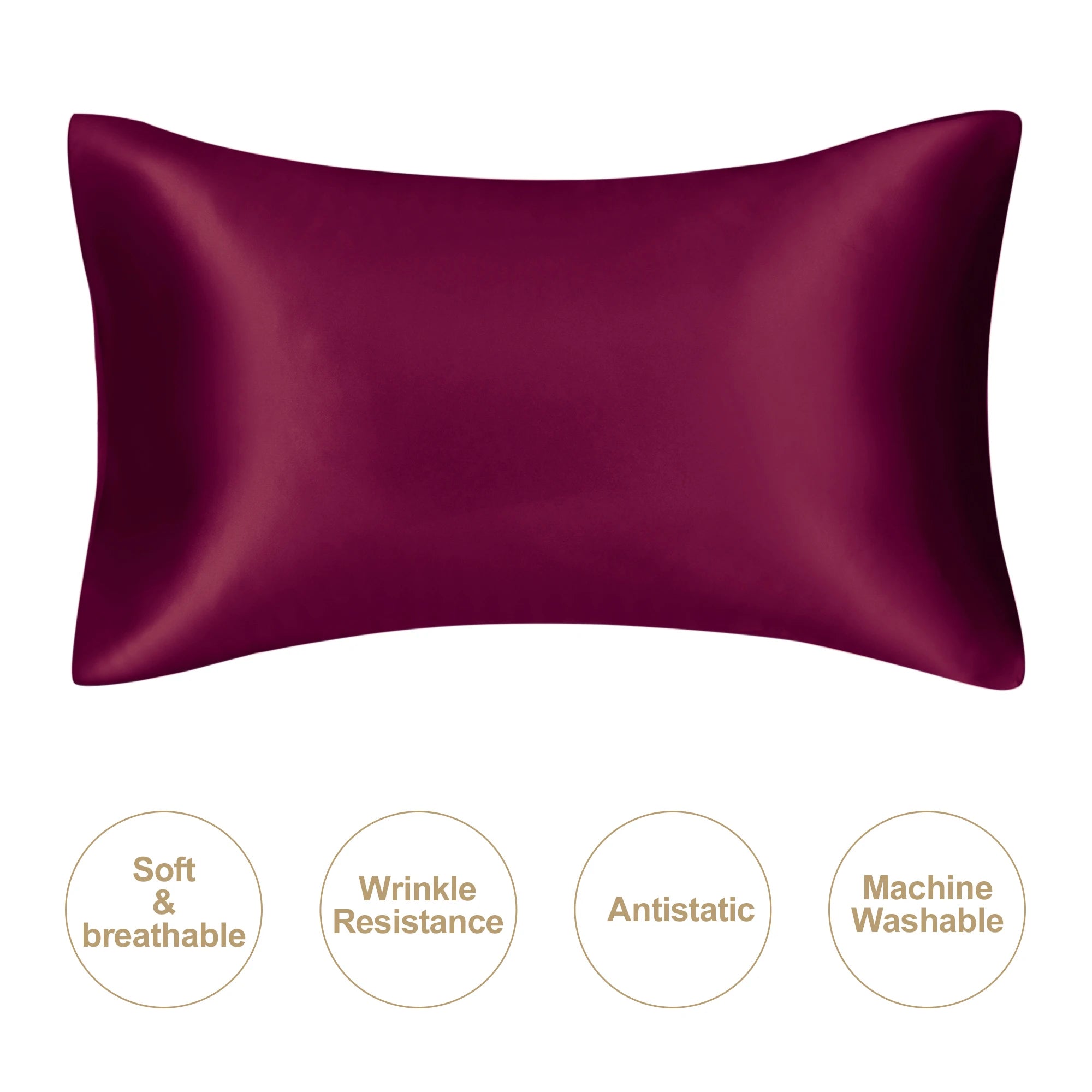JuwenSilk silky stain pillowcase silky natural silk