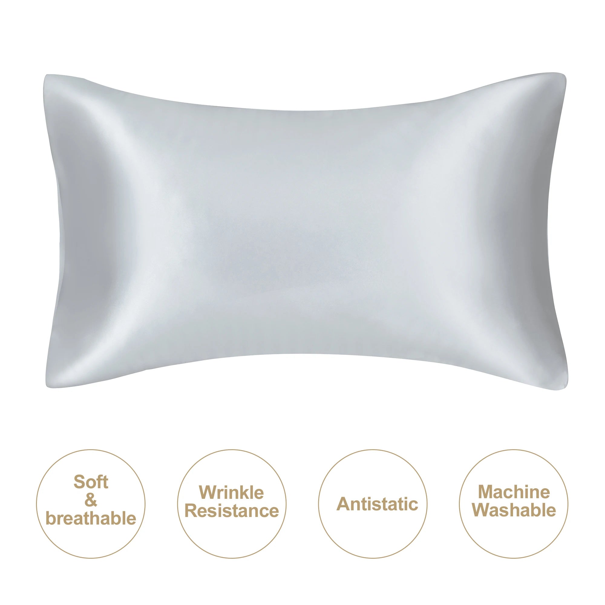 JuwenSilk silky stain pillowcase silky natural silk