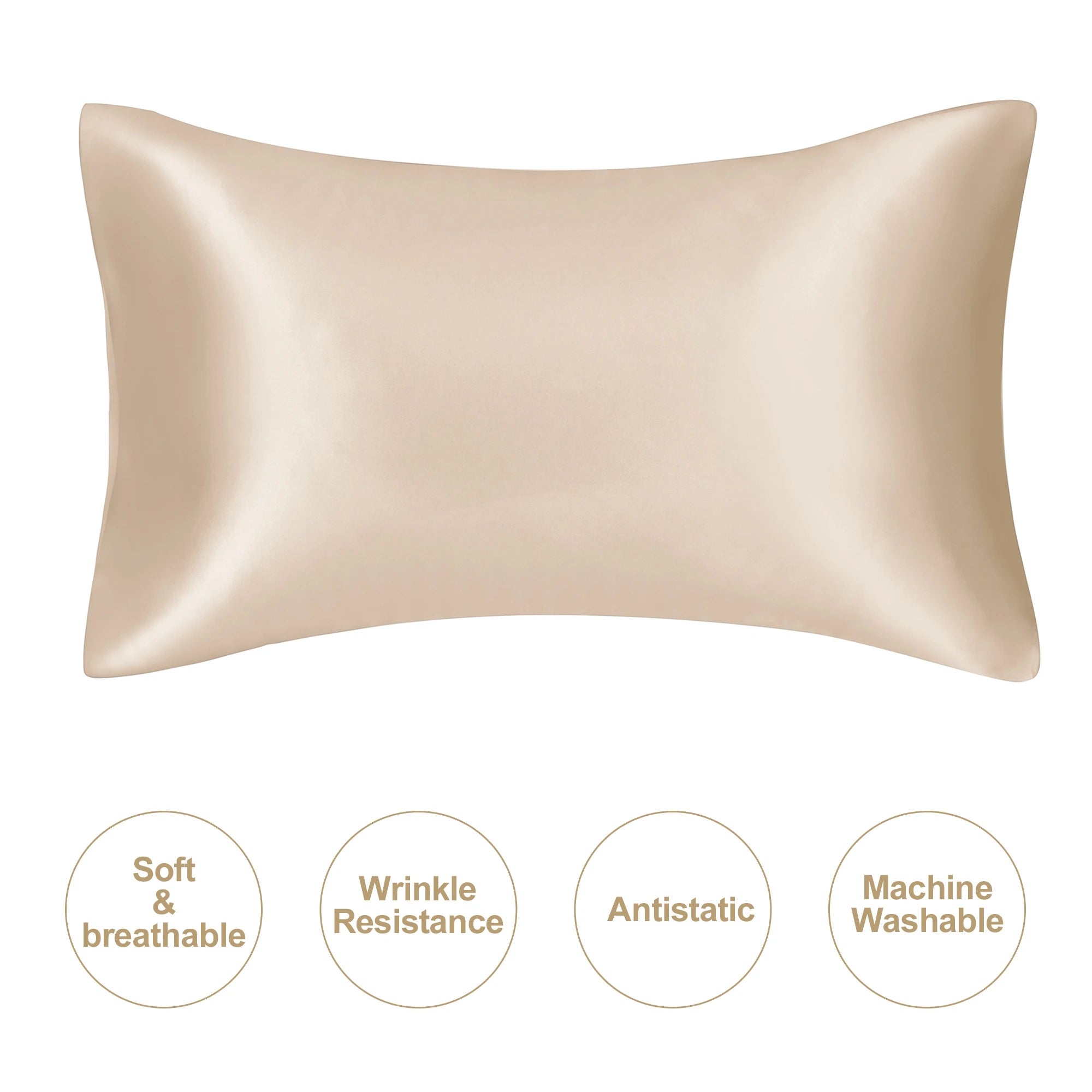 JuwenSilk silky stain pillowcase silky natural silk