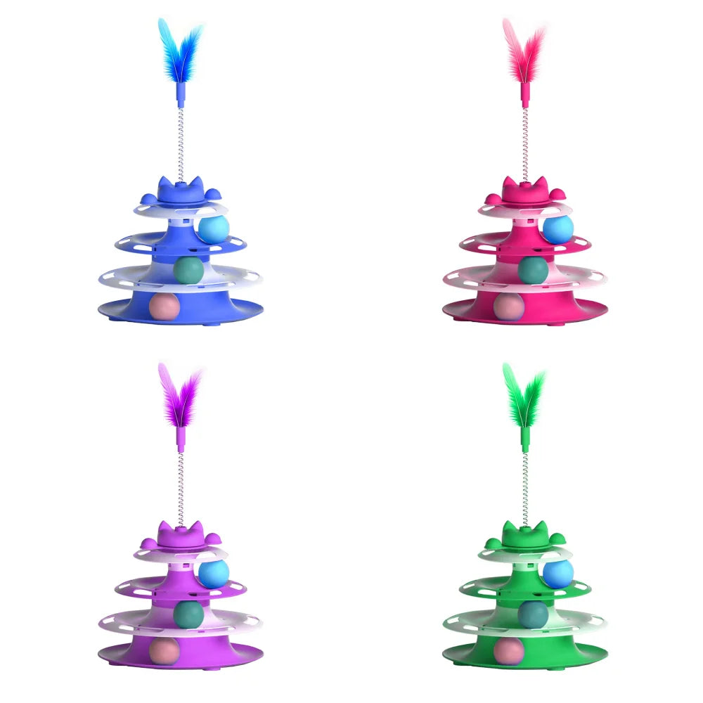 Pet Toy Moving Balls With Top