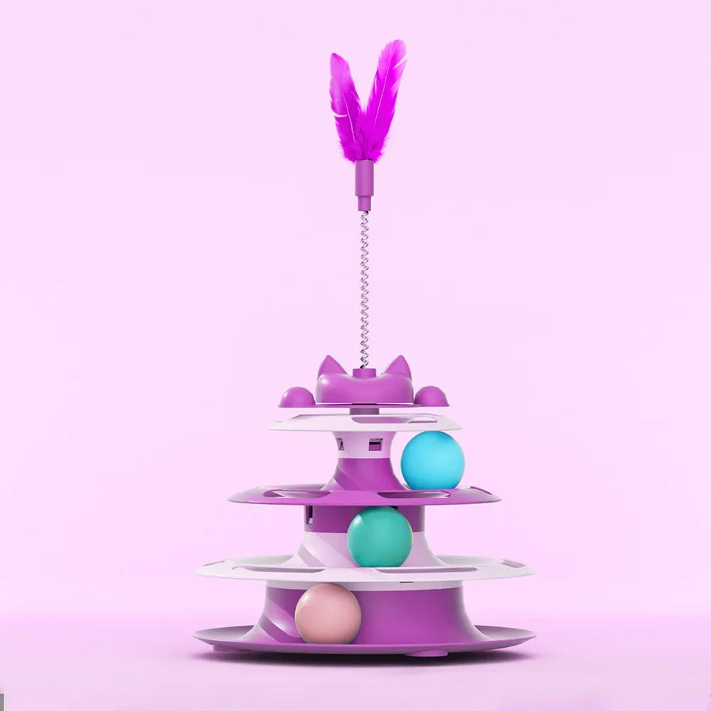 Pet Toy Moving Balls With Top