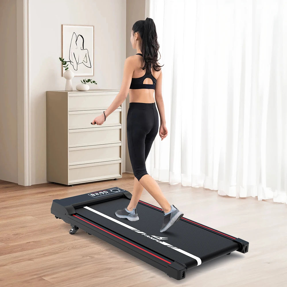 Under Desk Walking Pad Treadmill 2 In 1 Portable Treadmill