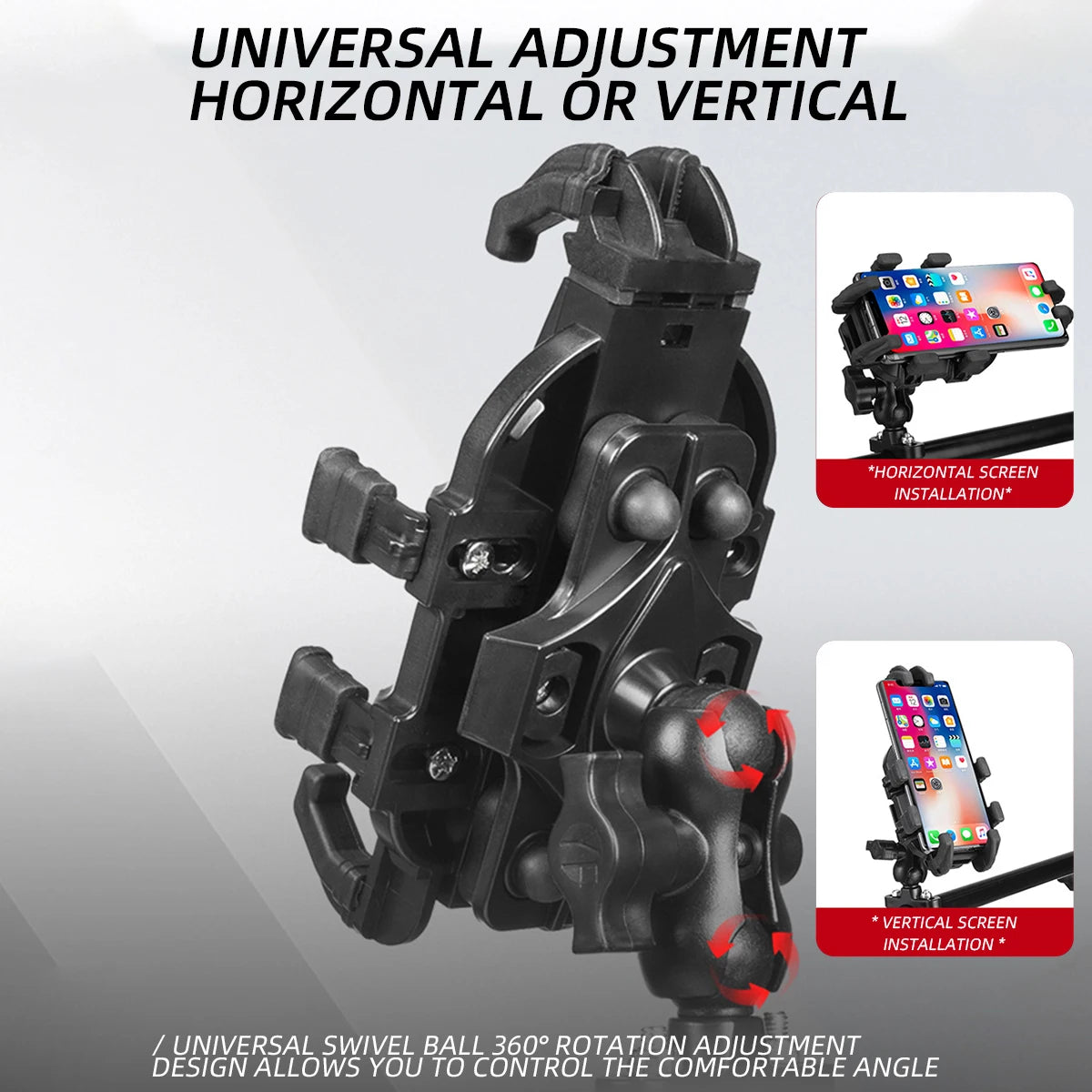 Motorcycle Handlebar Phone Holder Stand