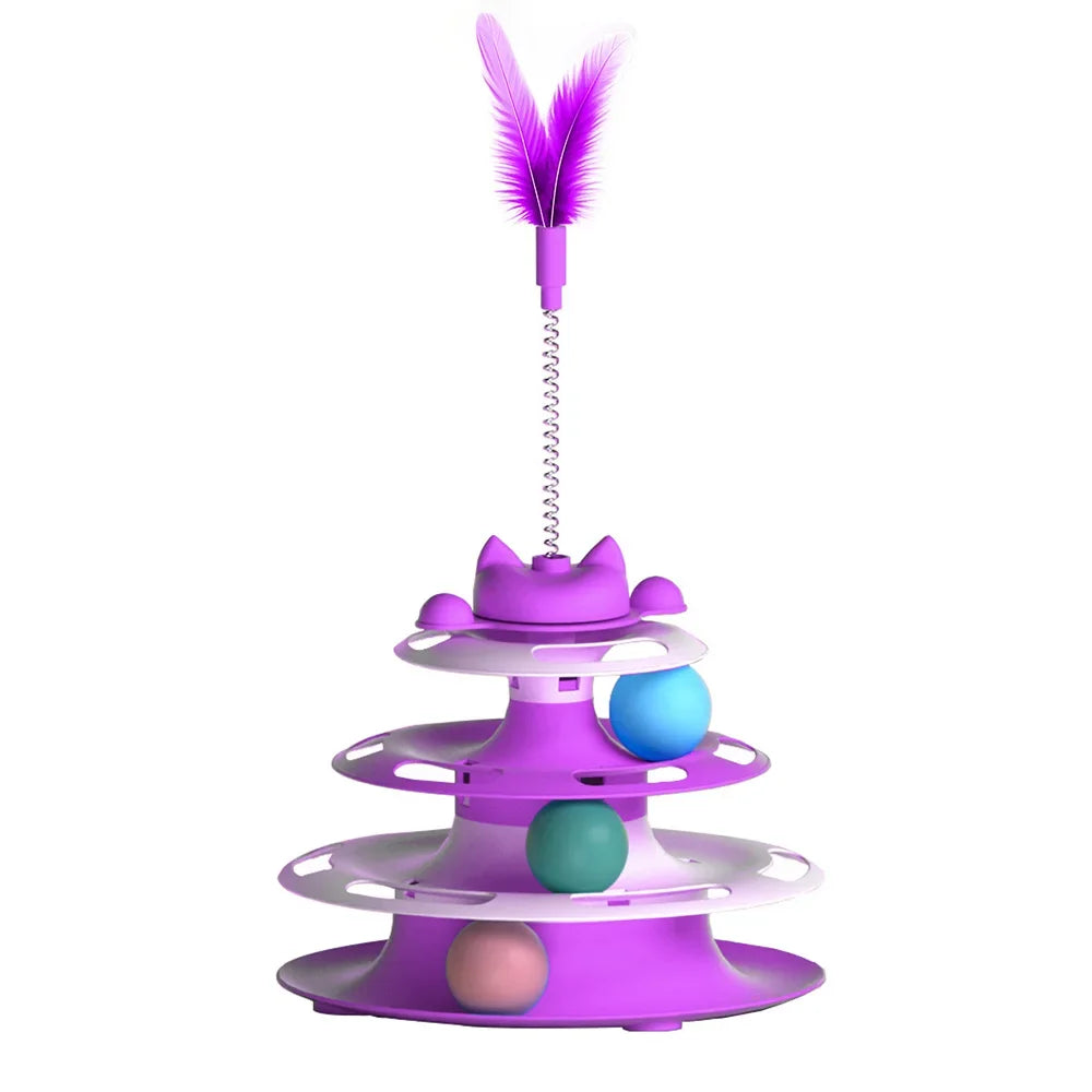 Pet Toy Moving Balls With Top