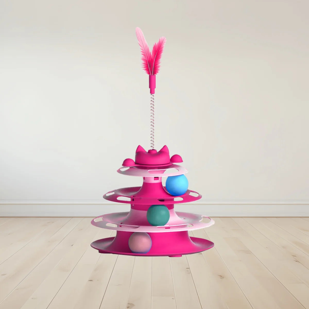 Pet Toy Moving Balls With Top