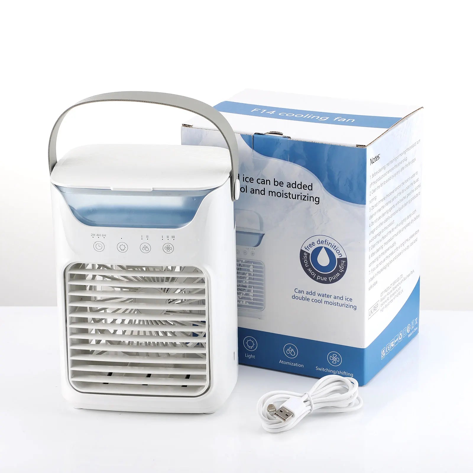 Portable Air Conditioner 3-in-1Mini Fan Cooler