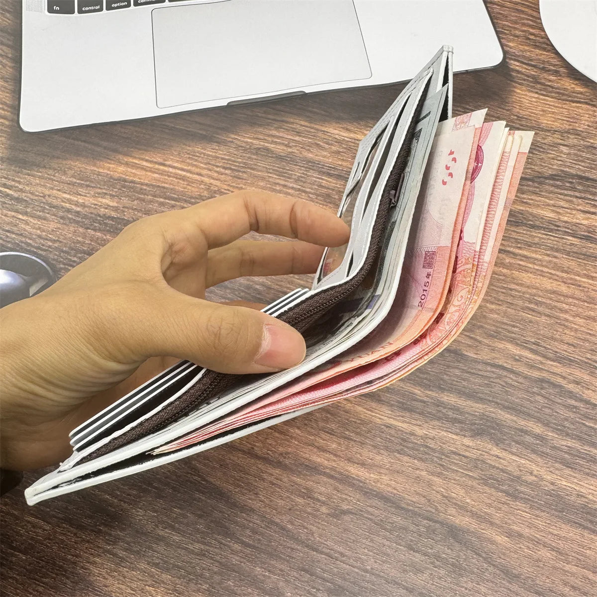 Men's Wallets with 100 US Dollar Pattern Male Leather Wallet