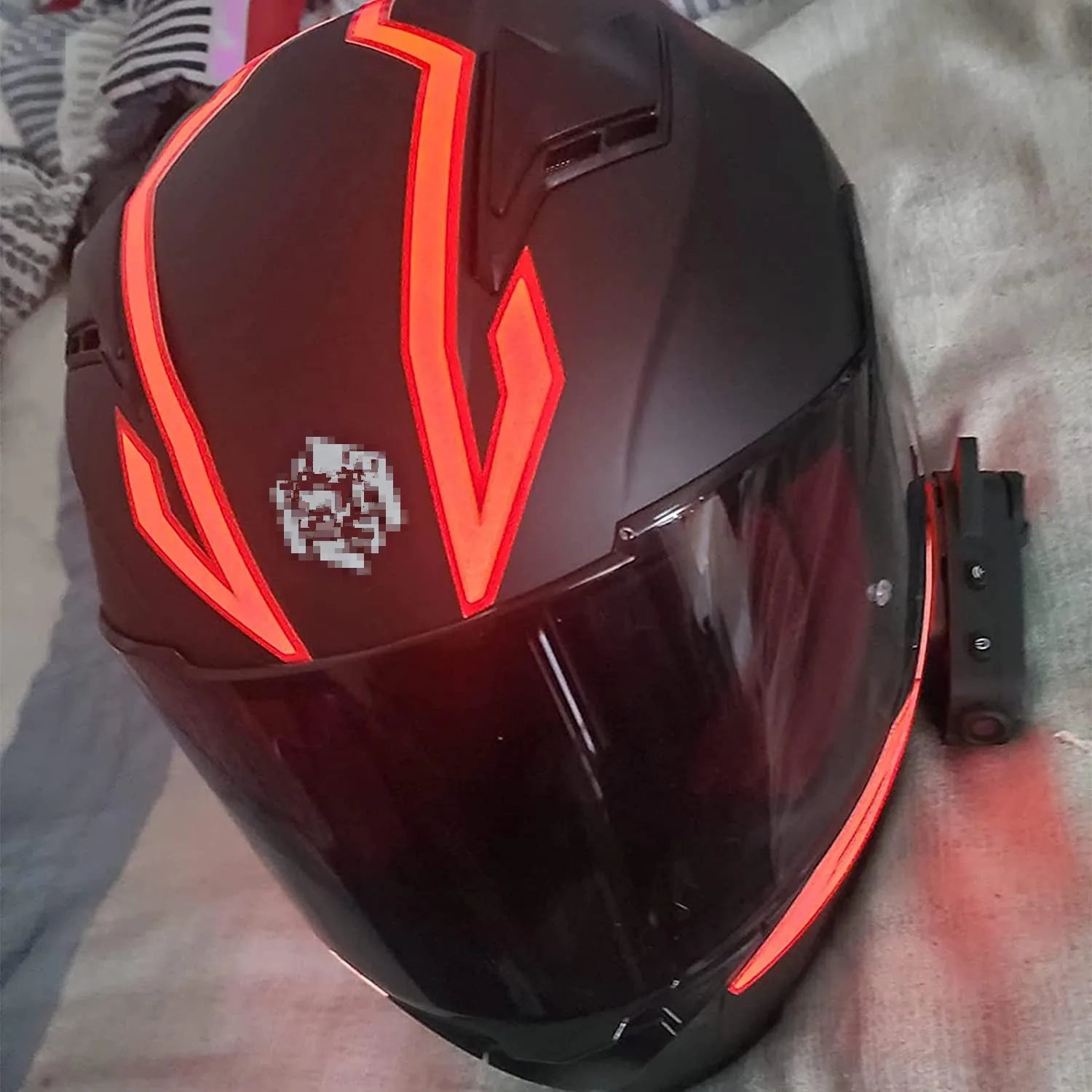 Motorcycle Helmet Light Night Riding Signal Helmet