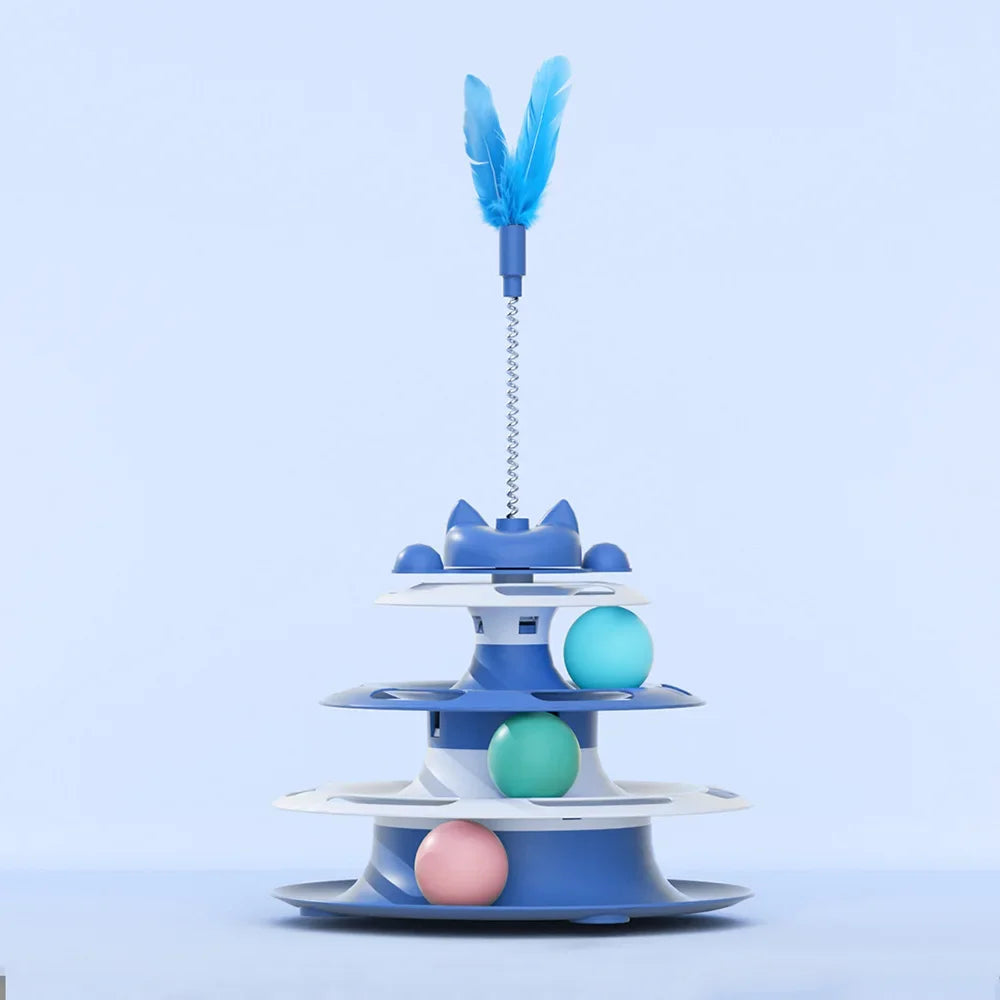 Pet Toy Moving Balls With Top