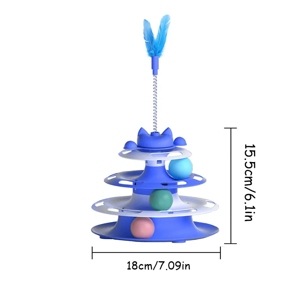 Pet Toy Moving Balls With Top