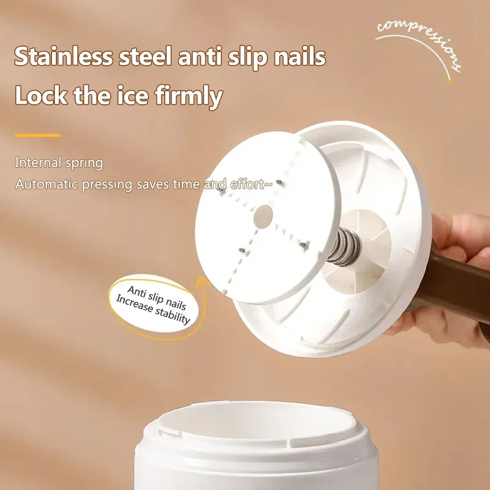 Mini Ice Crusher Portable Shaved Ice Machine