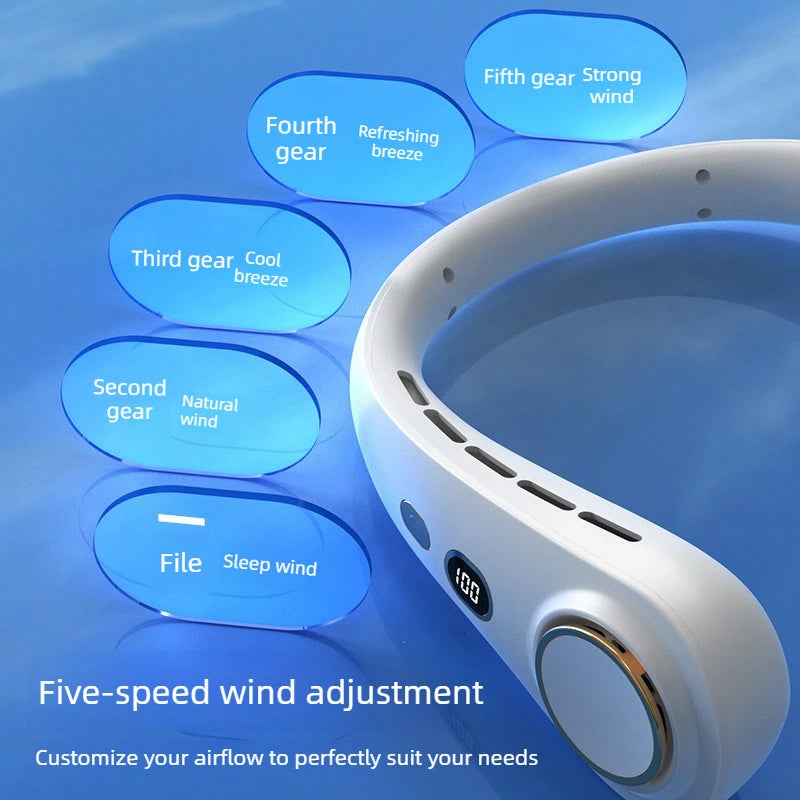 Neck Fan Portable Rechargeable