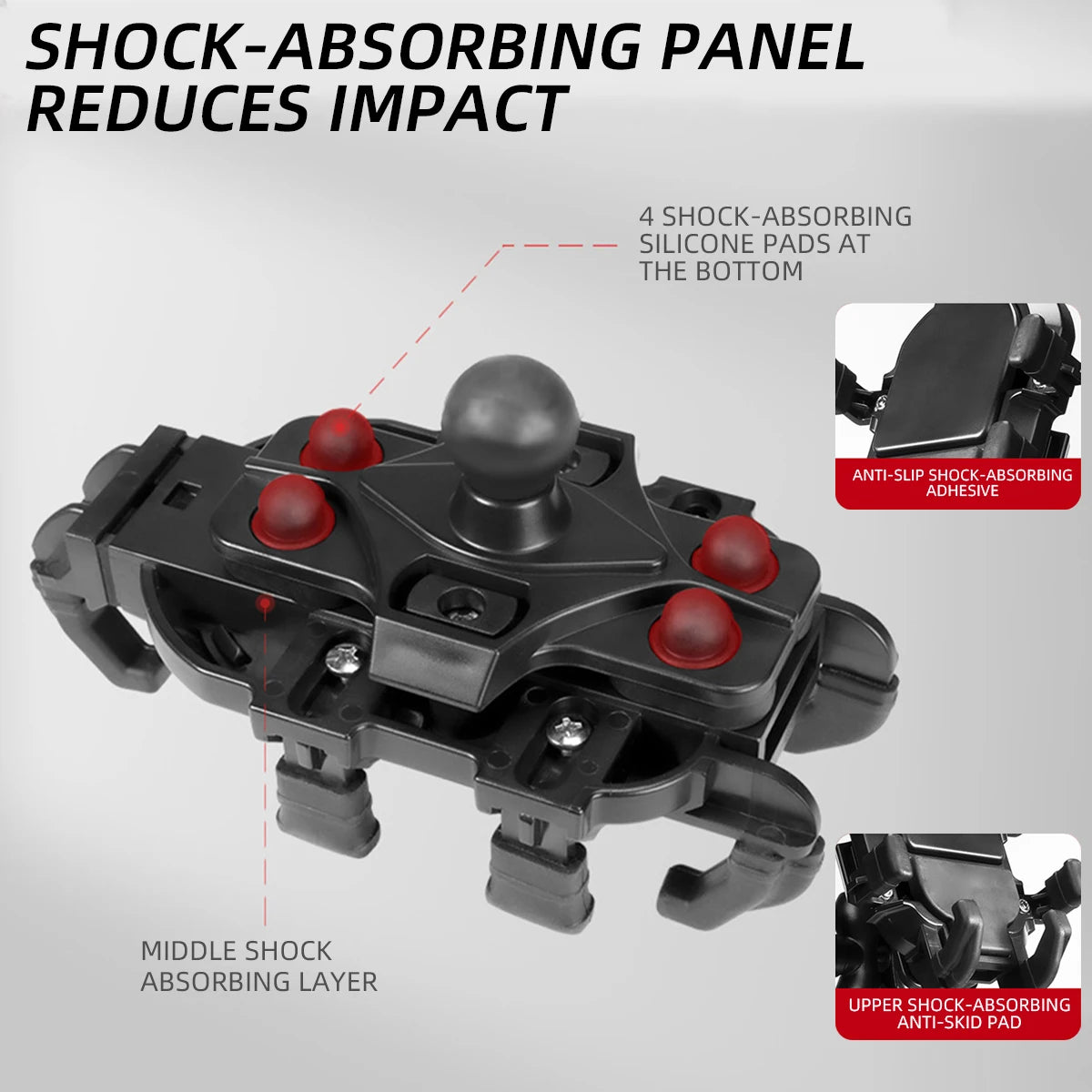 Motorcycle Handlebar Phone Holder Stand