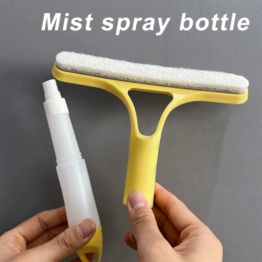 3 in 1 Window Cleaning Squeegee Multi Function Glass Mirror Wiper