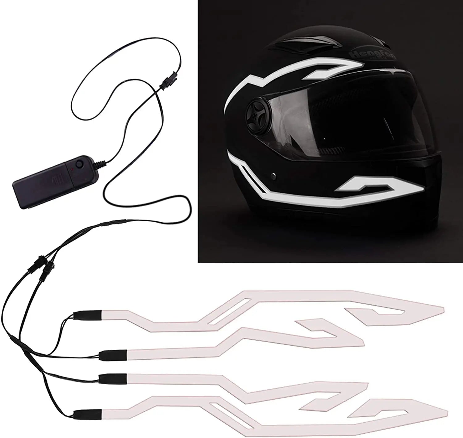 Motorcycle Helmet Light Night Riding Signal Helmet
