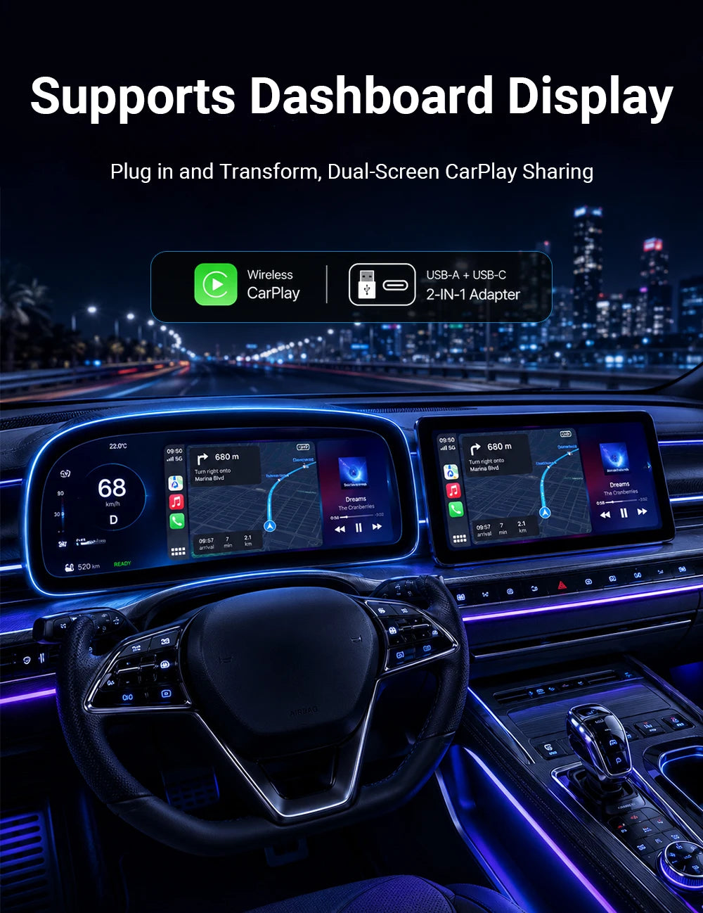 Wireless CarPlay Android 2026 New Smart Auto Adapter