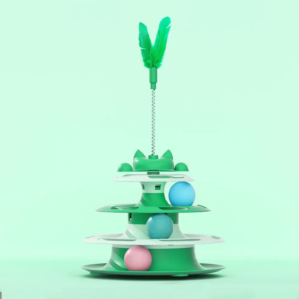 Pet Toy Moving Balls With Top