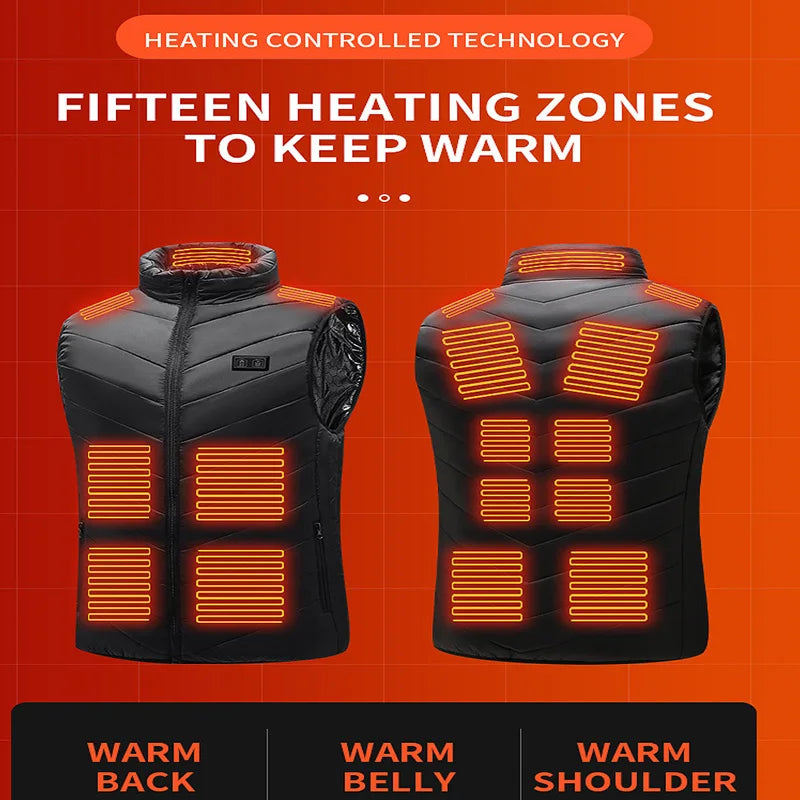 Heated Vest Zones Electric Heated Jackets