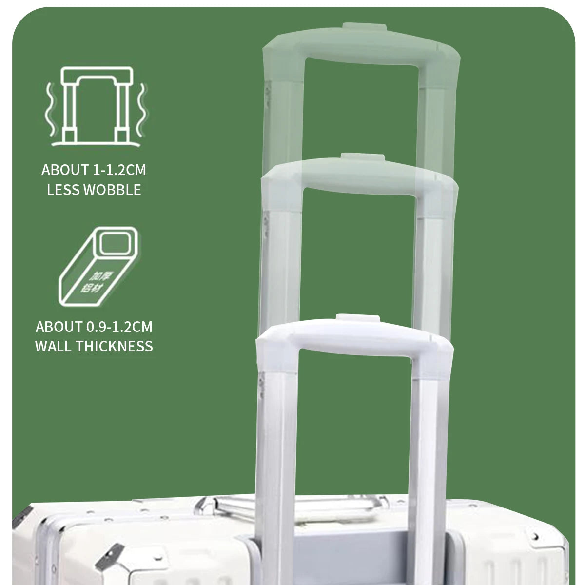 Trolley Luggage 20 24 26 28" Aluminum Frame Rolling Luggage USB