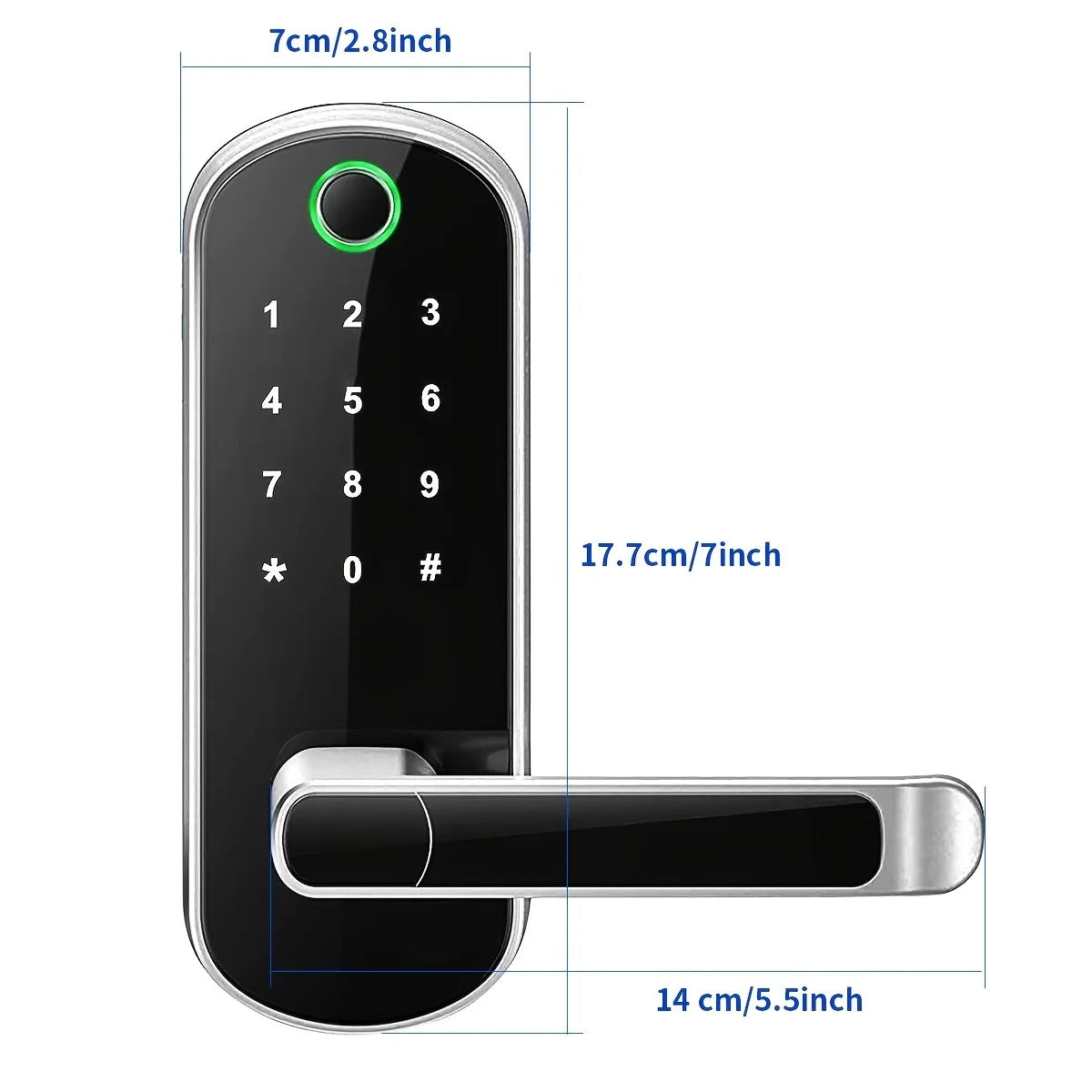 Smart Fingerprint Door Lock App Remote Control Keyless WIFI