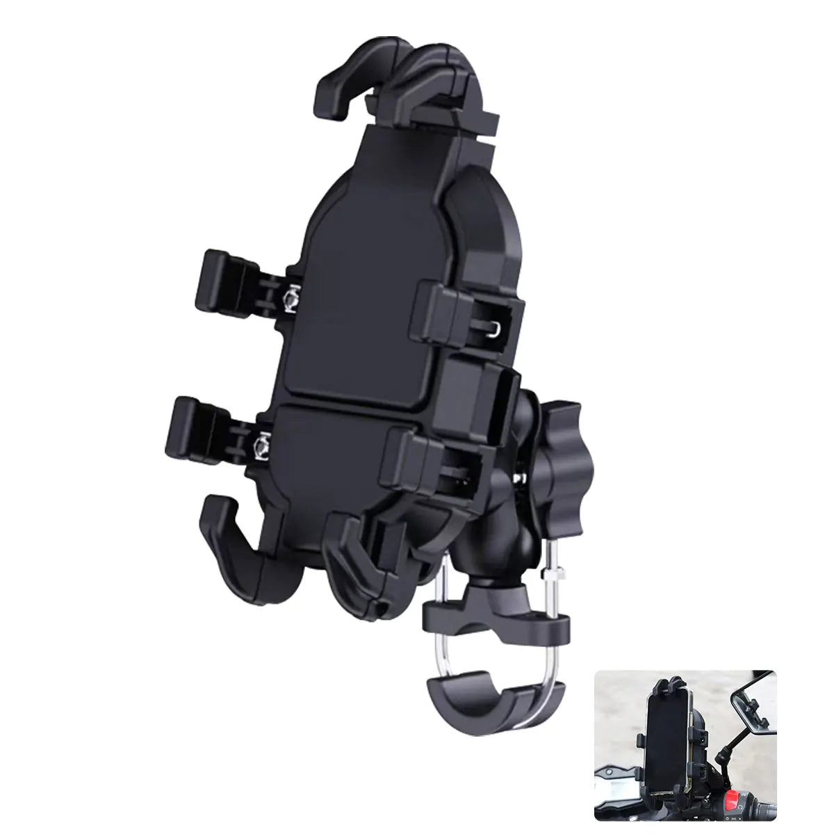 Motorcycle Handlebar Phone Holder Stand
