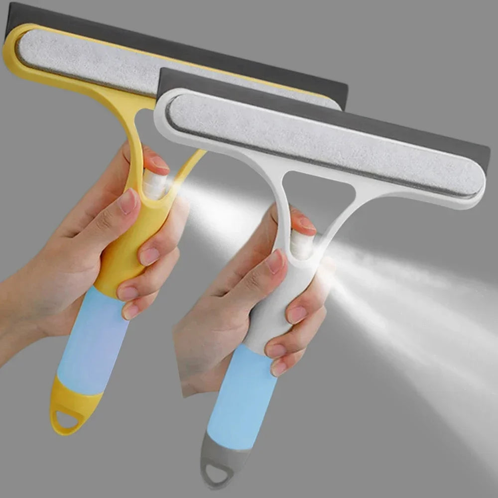 3 in 1 Window Cleaning Squeegee Multi Function Glass Mirror Wiper
