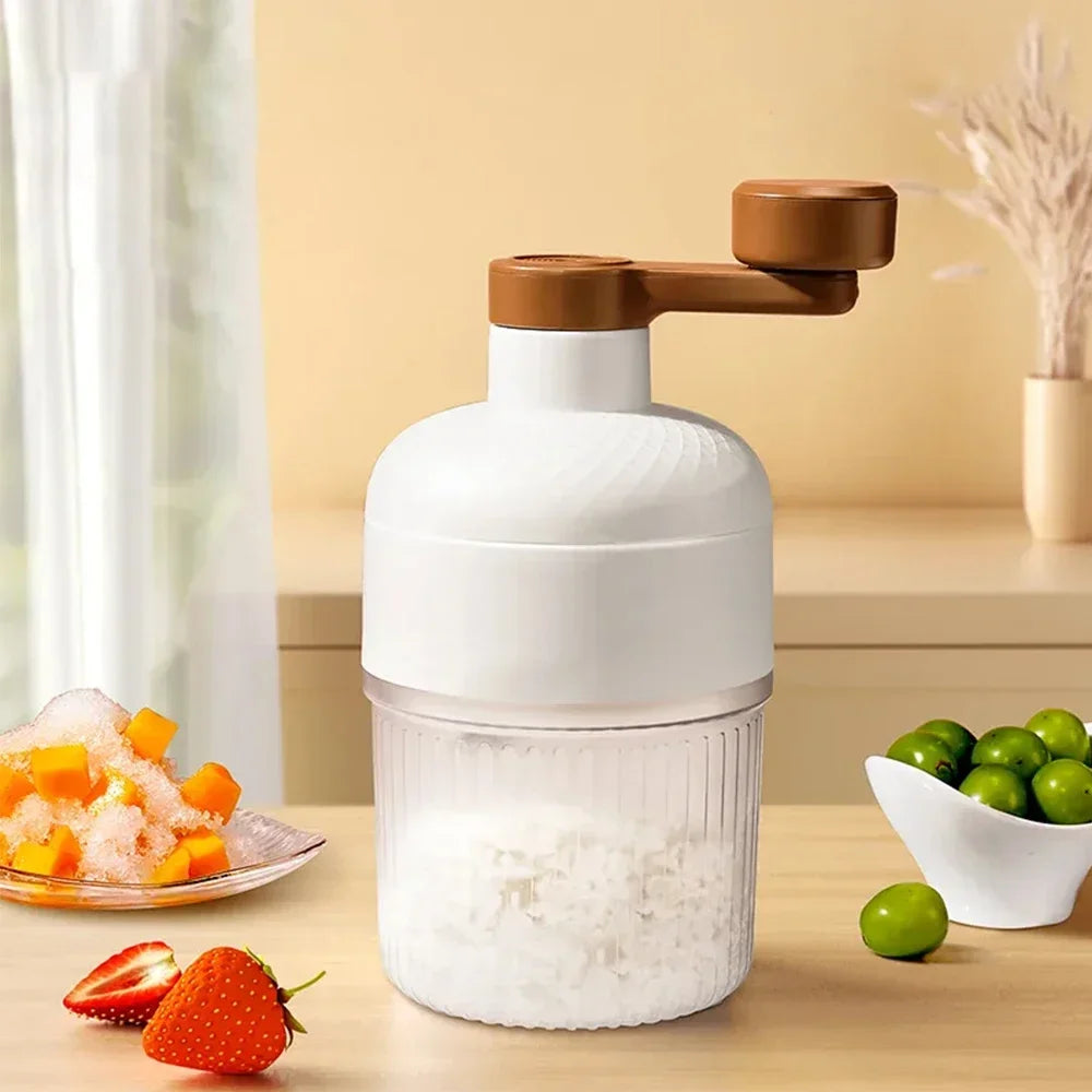 Mini Ice Crusher Portable Shaved Ice Machine