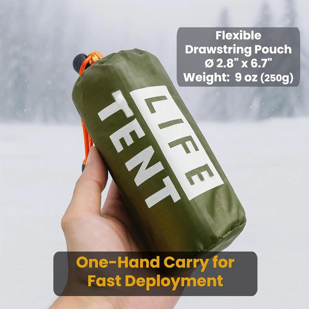 2-Person Emergency Tent Waterproof Camping