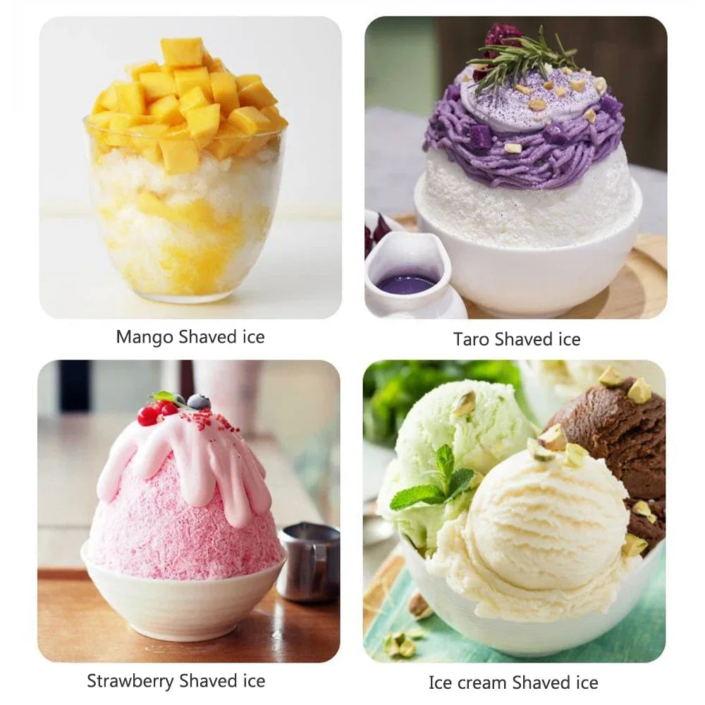 Mini Ice Crusher Portable Shaved Ice Machine