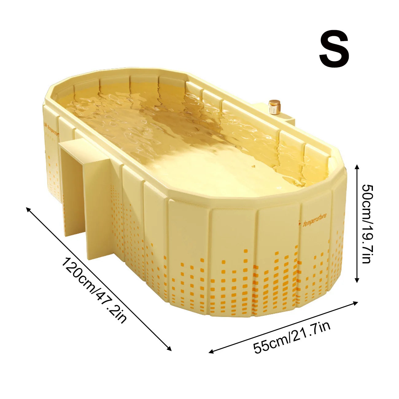 1PC Insulated Ice Bath ,Cold Plunge Tub