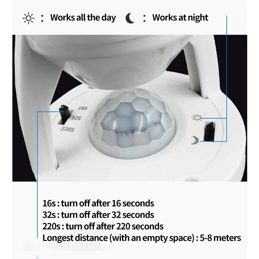 Smart Motion Sensor Light Bulb Holder
